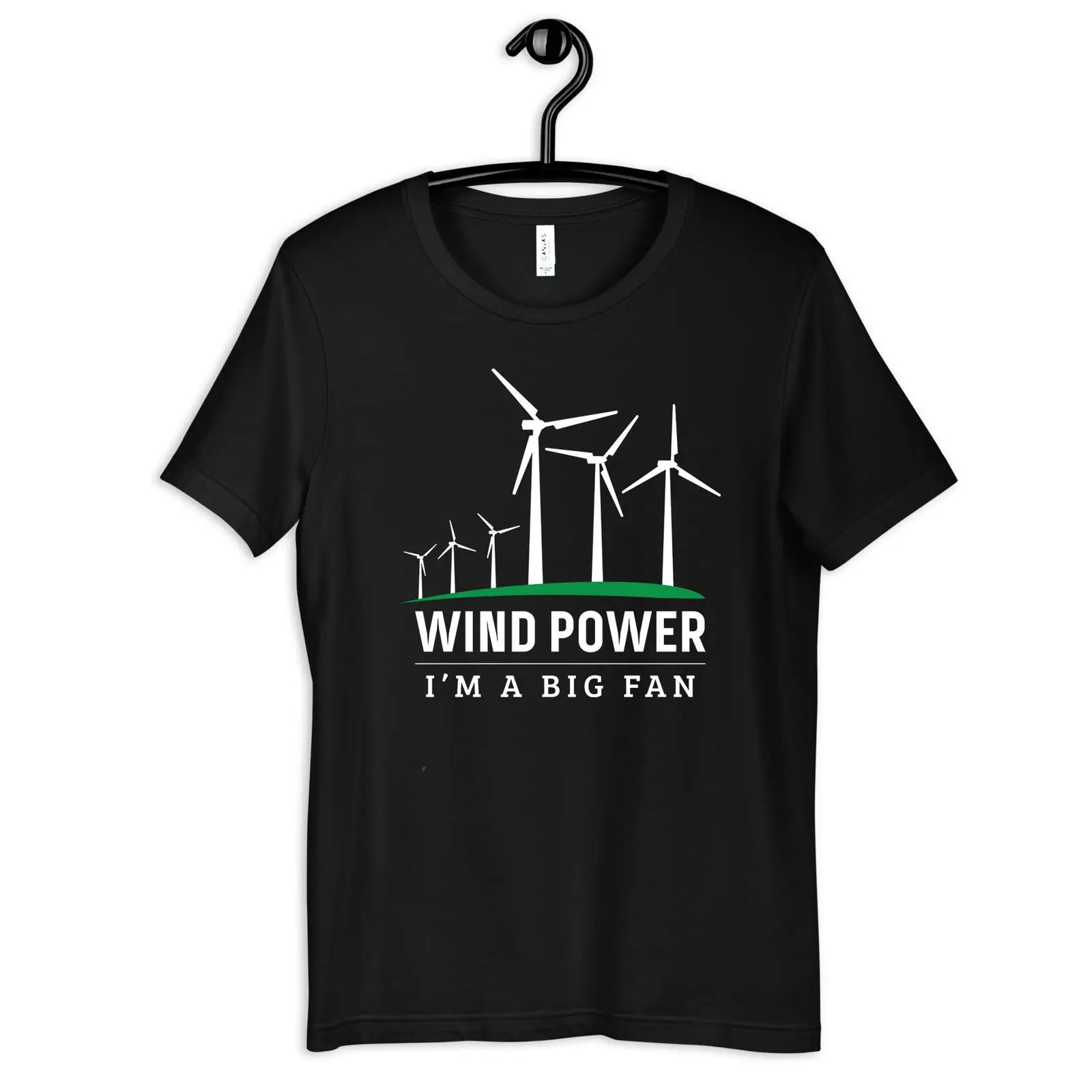 Renewable Energy Fan - เสื้อยืดลายพลังงานลม ตลก น่ารัก พลังงานทดแทน พัดลมขนาดใหญ่ กังหันลม