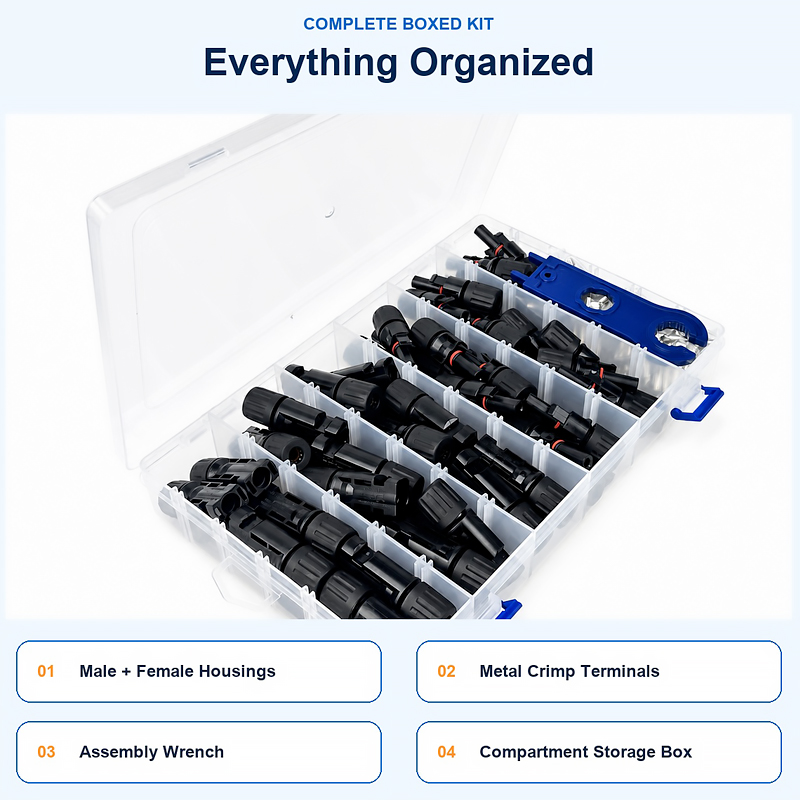 ชุดขั้วต่อแผงโซลาร์เซลล์ 5/15/ - Solar Cable Mc4 Connector บทวิจารณ์และราคา