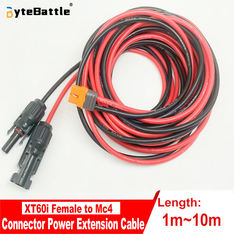 สายเคเบิล Solar to XT60i-F ขนา - Solar Cable Mc4 Connector บทวิจารณ์และราคา