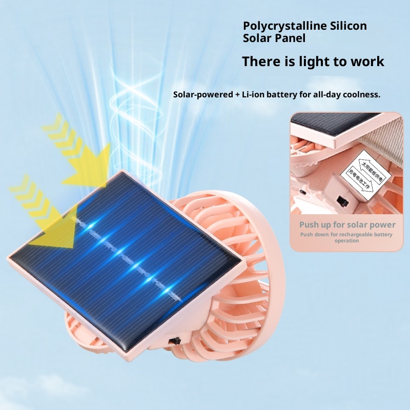 พัดลมแบบคลิปออนพลังงานแสงอาทิต - Renewable Energy Fan บทวิจารณ์และราคา