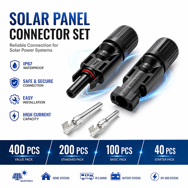 600/400/200/100/40/20 ชิ้นชุดเ - Solar Cable Mc4 Connector บทวิจารณ์และราคา