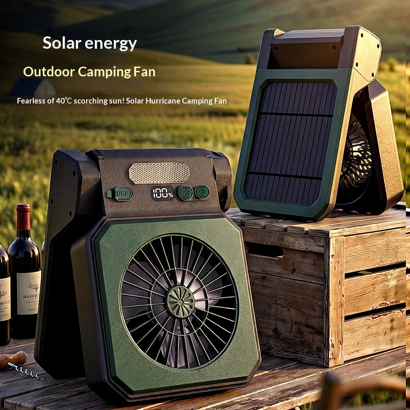 พัดลมพลังงานแสงอาทิตย์พร้อมไฟ  - Renewable Energy Fan บทวิจารณ์และราคา