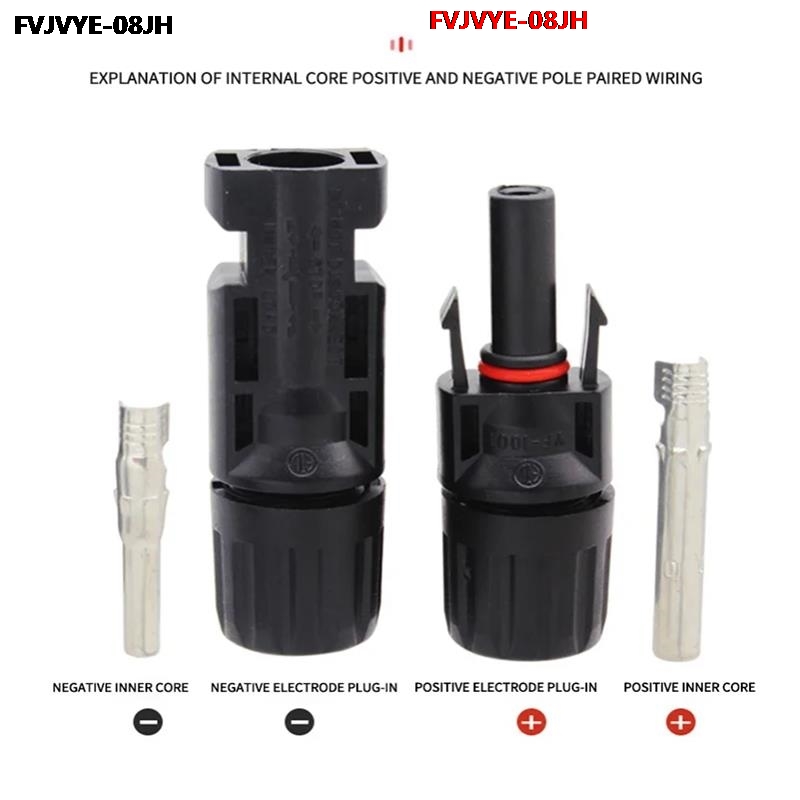 1/6/10pcs พลังงานแสงอาทิตย์ PV - Solar Cable Mc4 Connector บทวิจารณ์และราคา