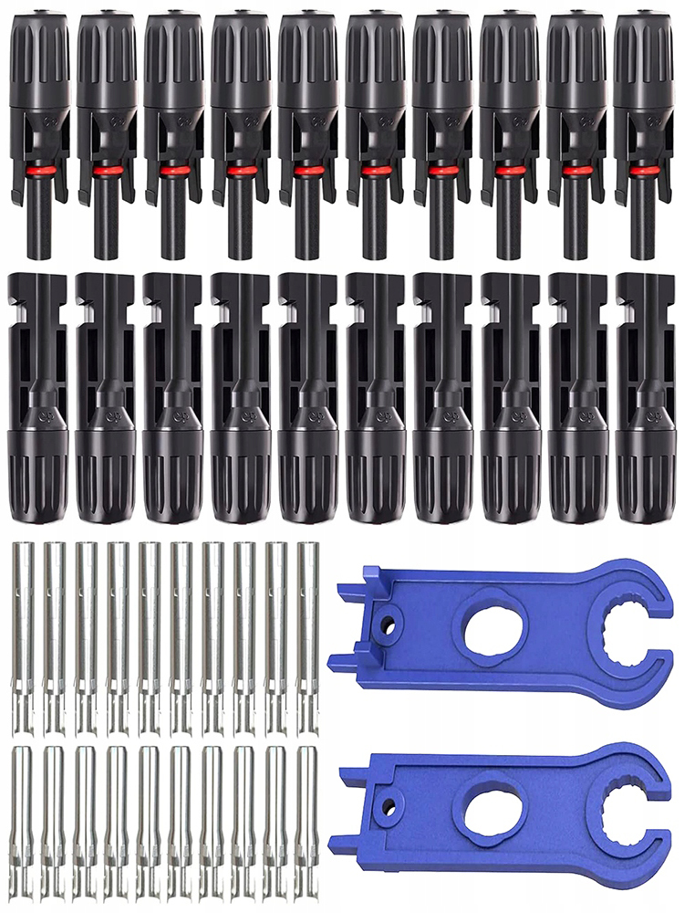 ขั้วต่อโซลาร์เซลล์ MC4ขั้วต่อแ - Solar Cable Mc4 Connector บทวิจารณ์และราคา